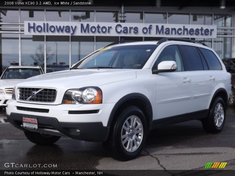 Ice White / Sandstone 2008 Volvo XC90 3.2 AWD