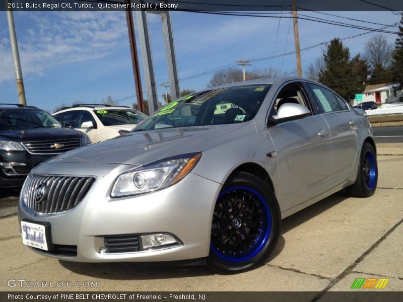 Quicksilver Metallic / Ebony 2011 Buick Regal CXL Turbo