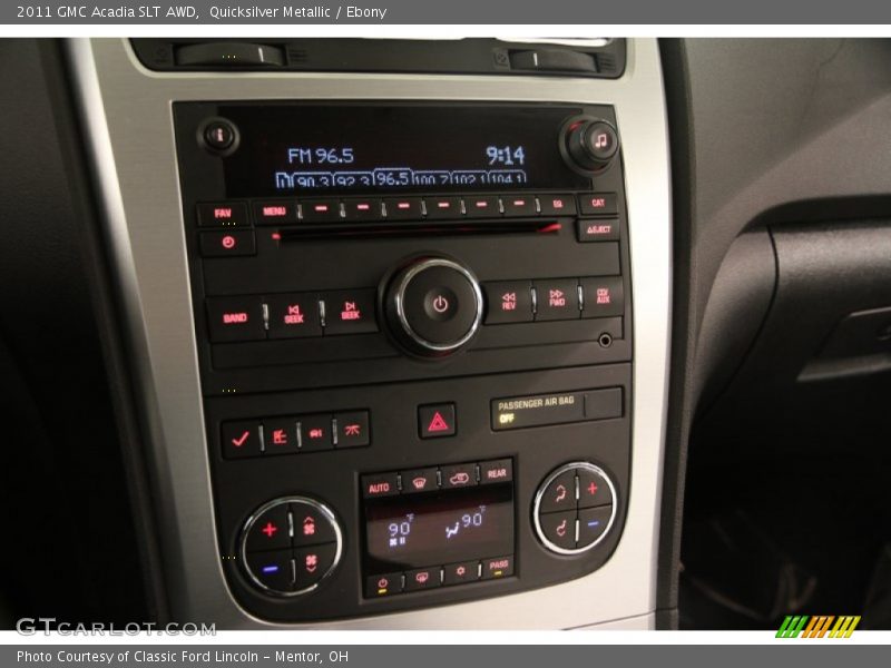 Quicksilver Metallic / Ebony 2011 GMC Acadia SLT AWD