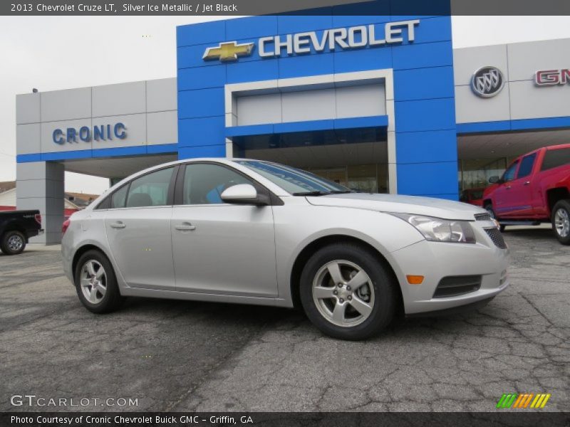 Silver Ice Metallic / Jet Black 2013 Chevrolet Cruze LT