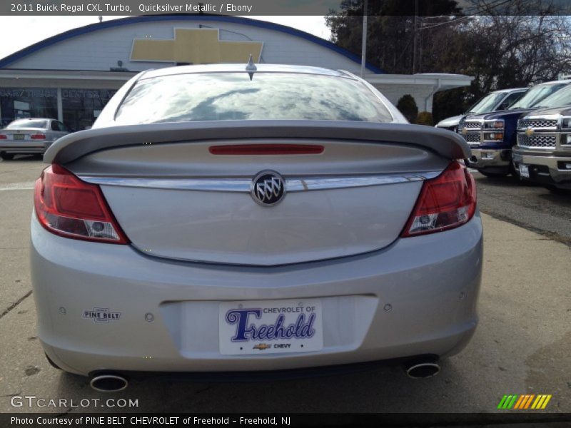 Quicksilver Metallic / Ebony 2011 Buick Regal CXL Turbo
