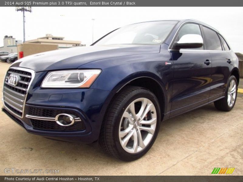 Estoril Blue Crystal / Black 2014 Audi SQ5 Premium plus 3.0 TFSI quattro