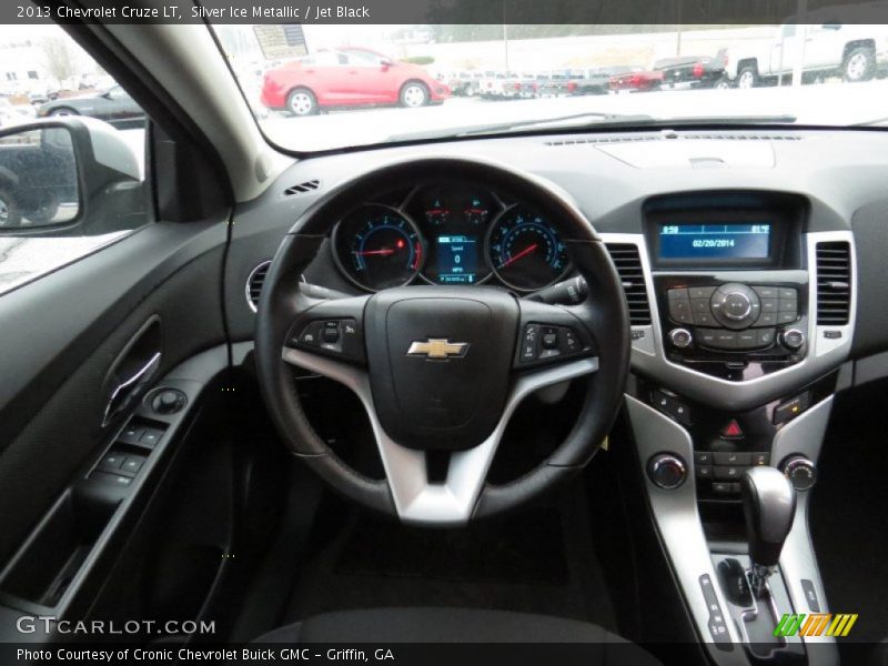 Silver Ice Metallic / Jet Black 2013 Chevrolet Cruze LT