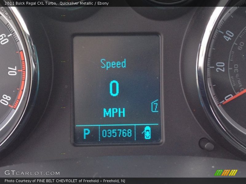 Quicksilver Metallic / Ebony 2011 Buick Regal CXL Turbo