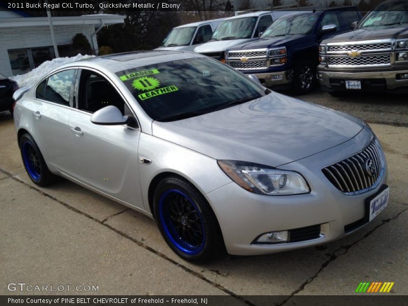 Quicksilver Metallic / Ebony 2011 Buick Regal CXL Turbo