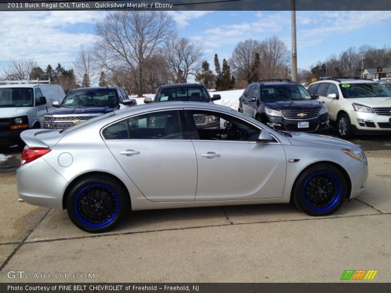 Quicksilver Metallic / Ebony 2011 Buick Regal CXL Turbo