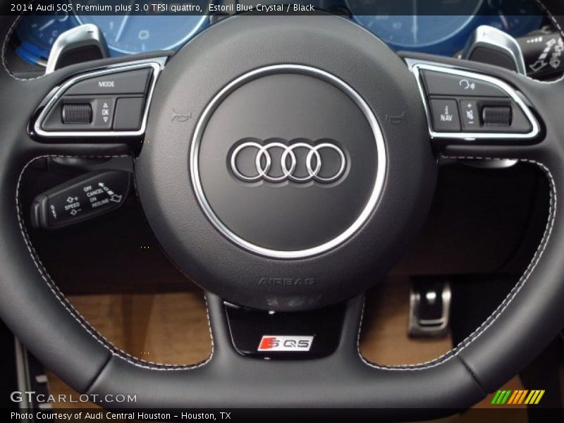 Estoril Blue Crystal / Black 2014 Audi SQ5 Premium plus 3.0 TFSI quattro