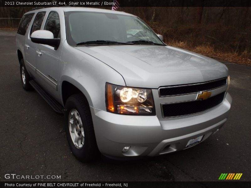 Silver Ice Metallic / Ebony 2013 Chevrolet Suburban LT 4x4