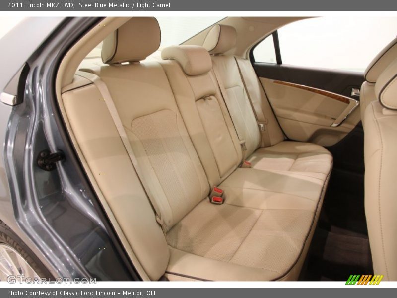 Steel Blue Metallic / Light Camel 2011 Lincoln MKZ FWD