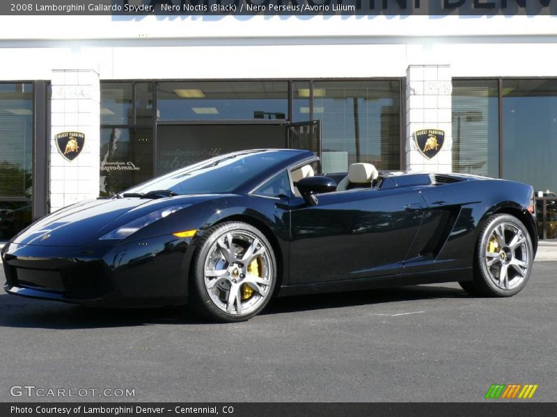 Nero Noctis (Black) / Nero Perseus/Avorio Lilium 2008 Lamborghini Gallardo Spyder