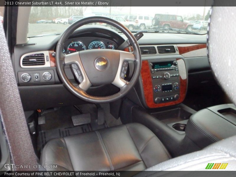 Silver Ice Metallic / Ebony 2013 Chevrolet Suburban LT 4x4