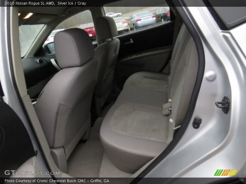 Silver Ice / Gray 2010 Nissan Rogue SL AWD