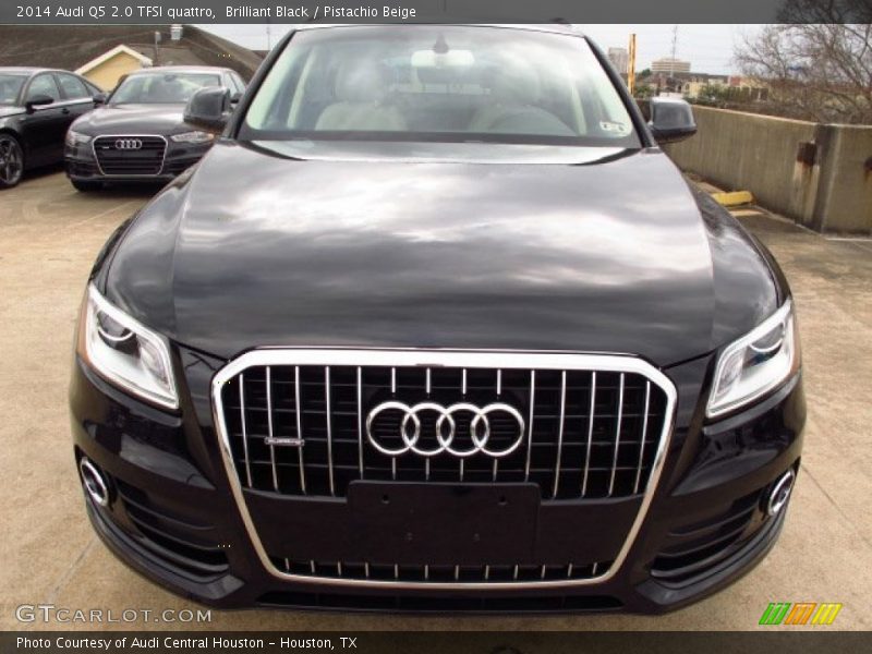Brilliant Black / Pistachio Beige 2014 Audi Q5 2.0 TFSI quattro