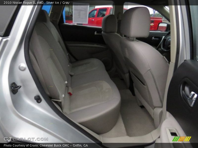 Silver Ice / Gray 2010 Nissan Rogue SL AWD