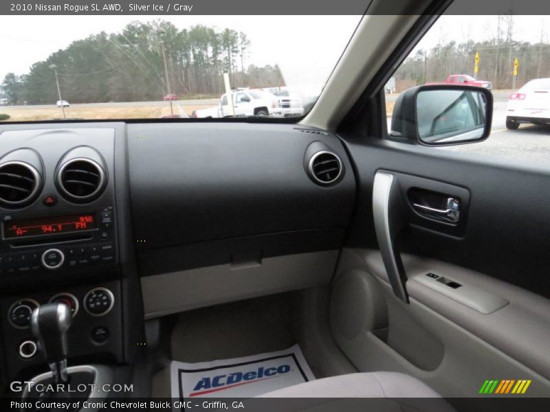 Silver Ice / Gray 2010 Nissan Rogue SL AWD