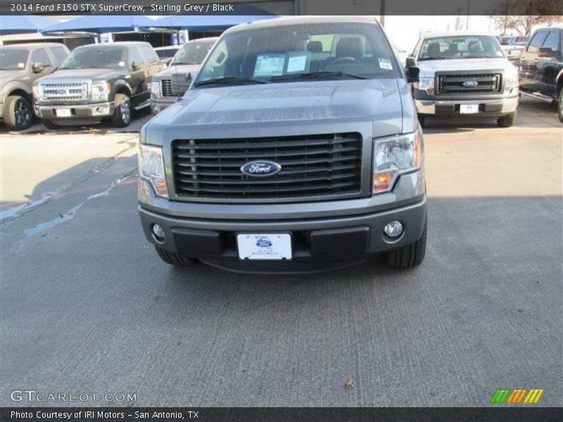Sterling Grey / Black 2014 Ford F150 STX SuperCrew