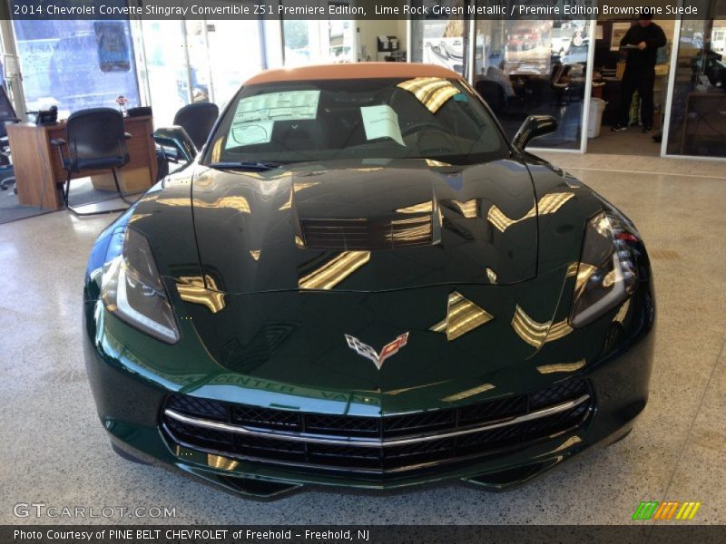  2014 Corvette Stingray Convertible Z51 Premiere Edition Lime Rock Green Metallic
