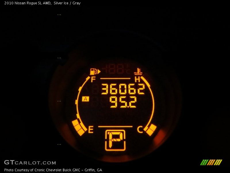 Silver Ice / Gray 2010 Nissan Rogue SL AWD