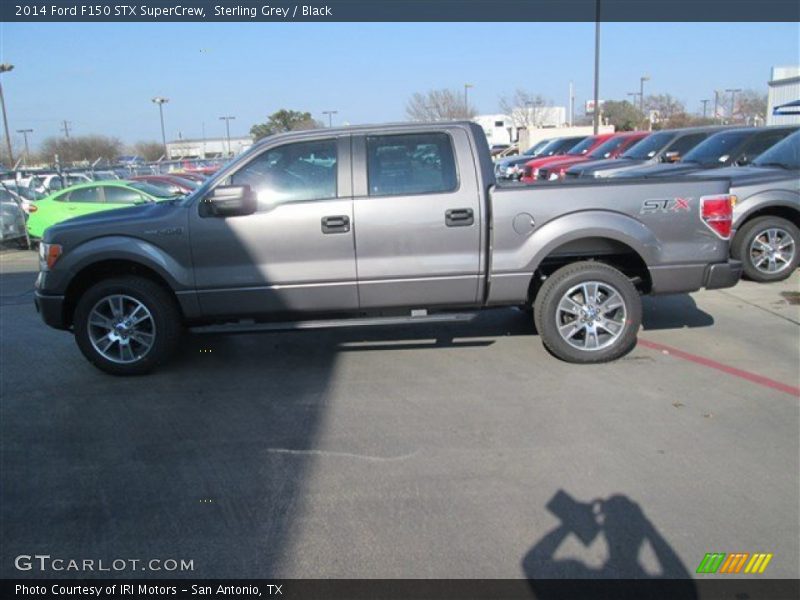 Sterling Grey / Black 2014 Ford F150 STX SuperCrew