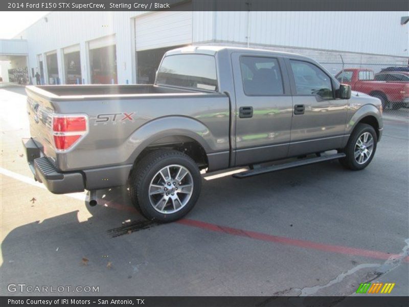 Sterling Grey / Black 2014 Ford F150 STX SuperCrew