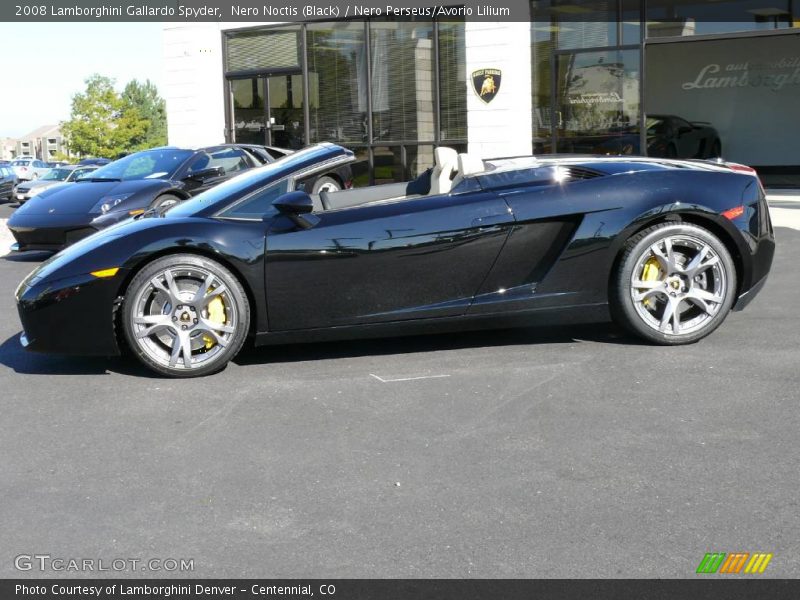 Nero Noctis (Black) / Nero Perseus/Avorio Lilium 2008 Lamborghini Gallardo Spyder