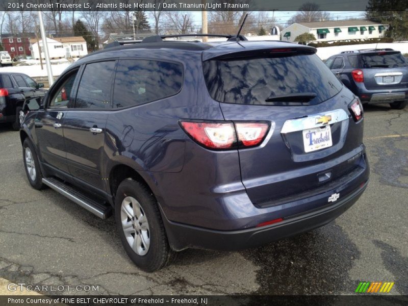 Atlantis Blue Metallic / Dark Titanium/Light Titanium 2014 Chevrolet Traverse LS
