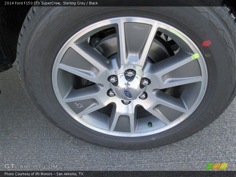Sterling Grey / Black 2014 Ford F150 STX SuperCrew