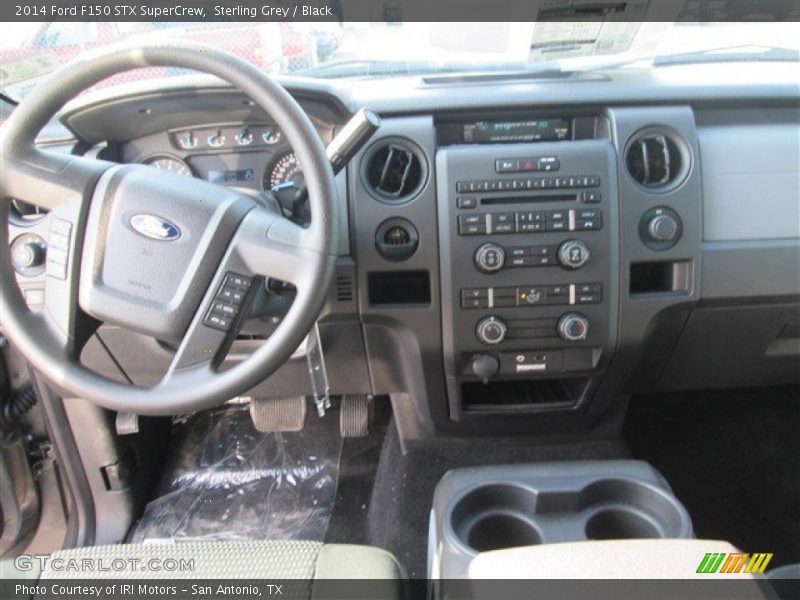 Sterling Grey / Black 2014 Ford F150 STX SuperCrew