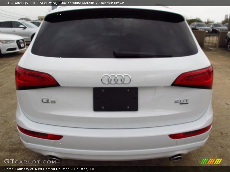 Glacier White Metallic / Chestnut Brown 2014 Audi Q5 2.0 TFSI quattro