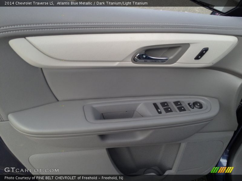 Atlantis Blue Metallic / Dark Titanium/Light Titanium 2014 Chevrolet Traverse LS