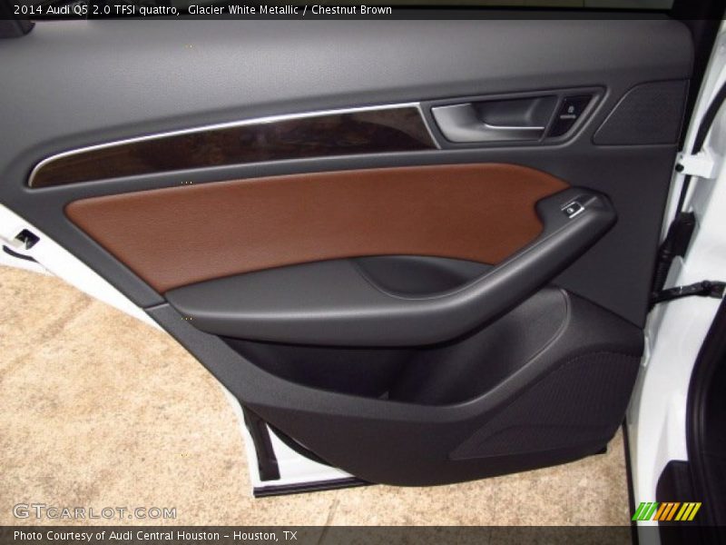 Glacier White Metallic / Chestnut Brown 2014 Audi Q5 2.0 TFSI quattro