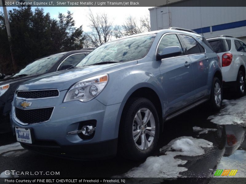 Silver Topaz Metallic / Light Titanium/Jet Black 2014 Chevrolet Equinox LT