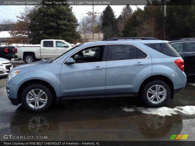 Silver Topaz Metallic / Light Titanium/Jet Black 2014 Chevrolet Equinox LT