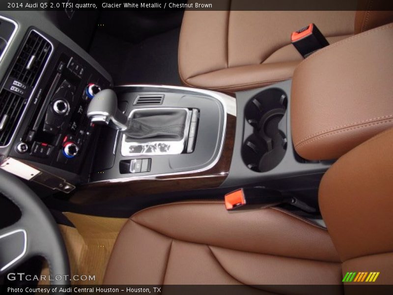 Glacier White Metallic / Chestnut Brown 2014 Audi Q5 2.0 TFSI quattro