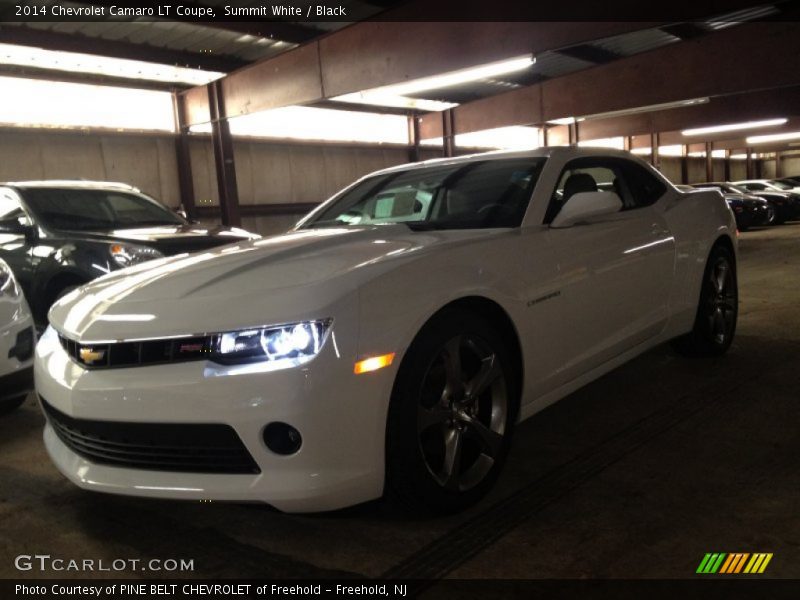 Summit White / Black 2014 Chevrolet Camaro LT Coupe