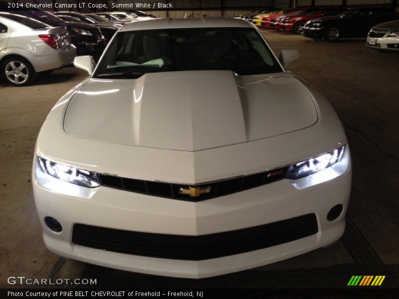 Summit White / Black 2014 Chevrolet Camaro LT Coupe