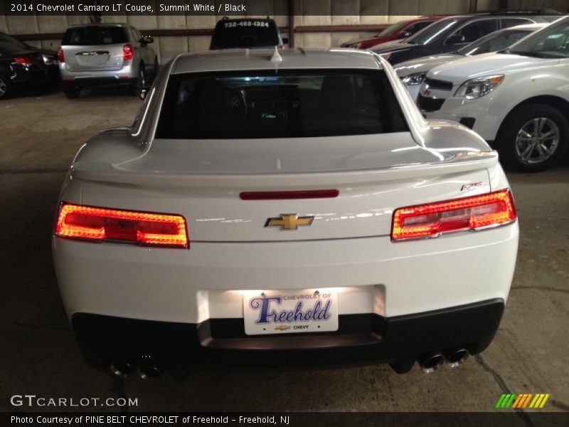 Summit White / Black 2014 Chevrolet Camaro LT Coupe