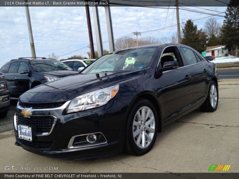 Black Granite Metallic / Jet Black 2014 Chevrolet Malibu LT