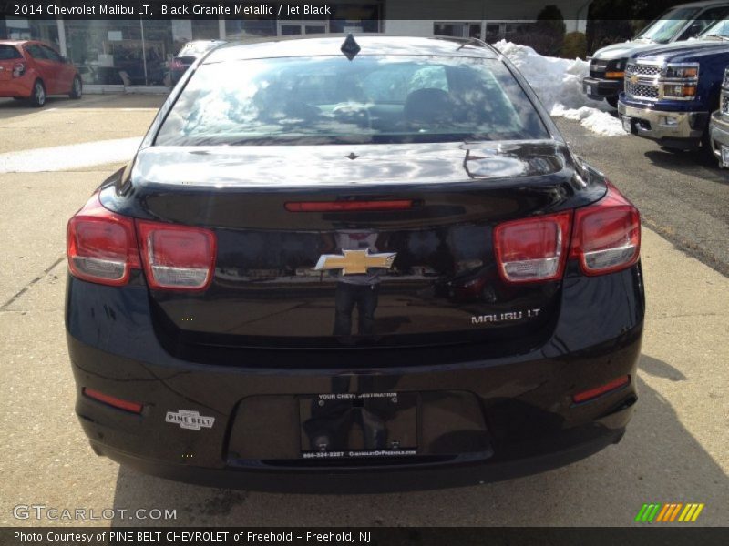 Black Granite Metallic / Jet Black 2014 Chevrolet Malibu LT
