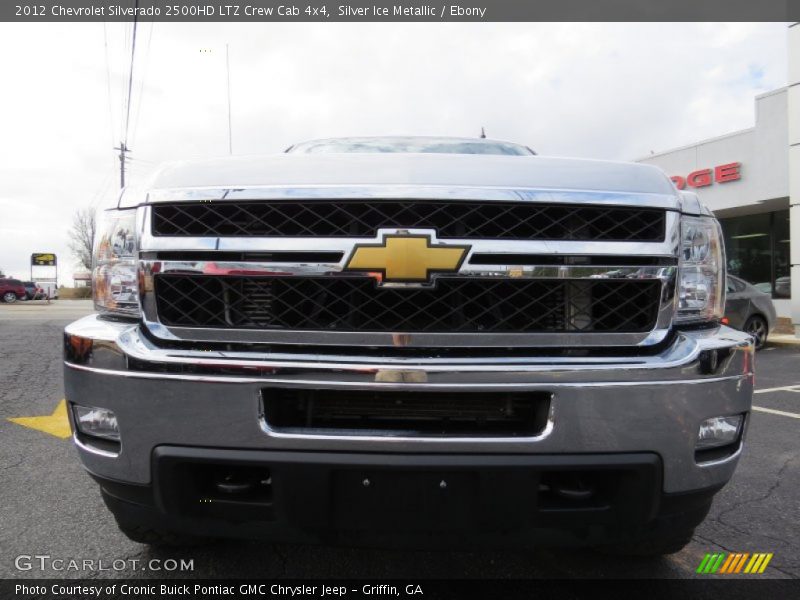 Silver Ice Metallic / Ebony 2012 Chevrolet Silverado 2500HD LTZ Crew Cab 4x4