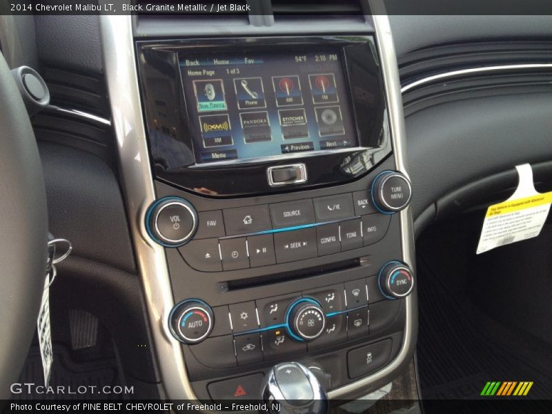 Black Granite Metallic / Jet Black 2014 Chevrolet Malibu LT
