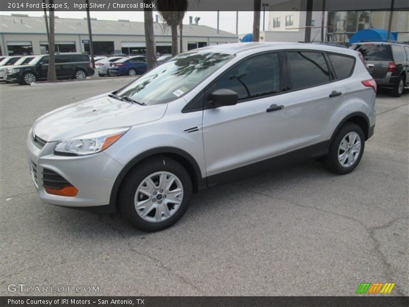 Ingot Silver / Charcoal Black 2014 Ford Escape S