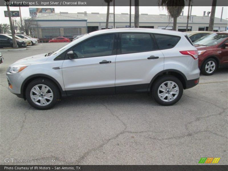 Ingot Silver / Charcoal Black 2014 Ford Escape S