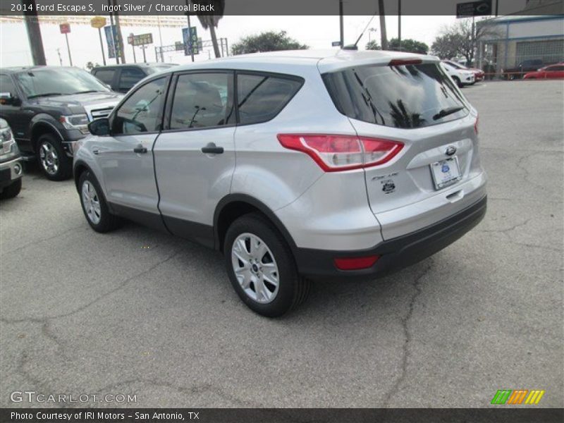 Ingot Silver / Charcoal Black 2014 Ford Escape S