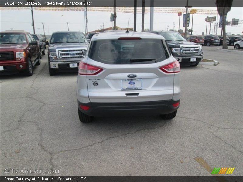 Ingot Silver / Charcoal Black 2014 Ford Escape S