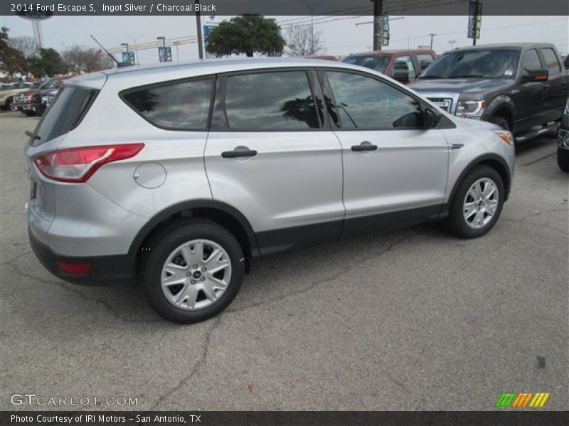 Ingot Silver / Charcoal Black 2014 Ford Escape S