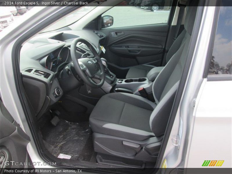 Ingot Silver / Charcoal Black 2014 Ford Escape S