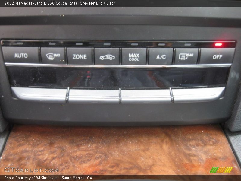 Steel Grey Metallic / Black 2012 Mercedes-Benz E 350 Coupe