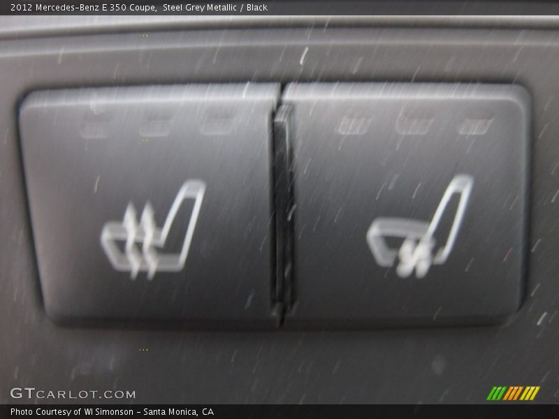 Steel Grey Metallic / Black 2012 Mercedes-Benz E 350 Coupe