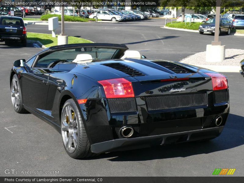 Nero Noctis (Black) / Nero Perseus/Avorio Lilium 2008 Lamborghini Gallardo Spyder